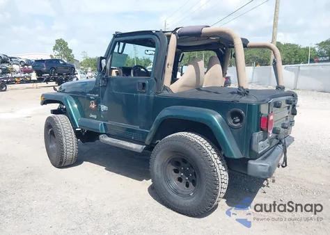 2000 Jeep Wrangler Sahara from USA, damaged, VIN 1J4FA59S4YP805067